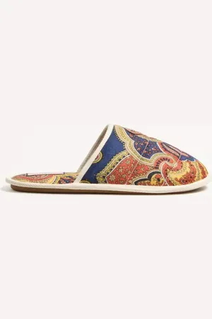 VALENTINO GARAVANI SANDALIA SIN TALÓN TA CHAMBRE DE MEZCLILLA VOYAGE IMAGINAIRE Hombre 39