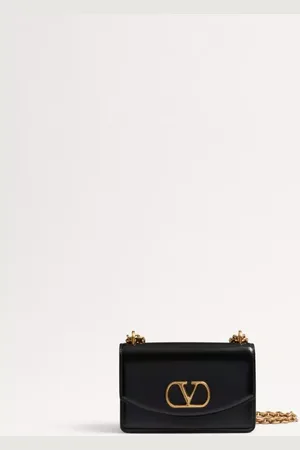 VALENTINO GARAVANI BOLSO PEQUEÑO DE HOMBRO GARAVANI VAIN DE CUERO BRILLOSO DE BECERRO Mujer UNI
