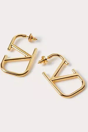 VALENTINO GARAVANI PENDIENTES VLOGO SIGNATURE DE METAL Mujer UNI
