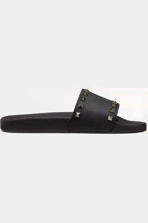 VALENTINO GARAVANI SANDALIDAS DE PALA ROCKSTUD DE GOMA Hombre 38