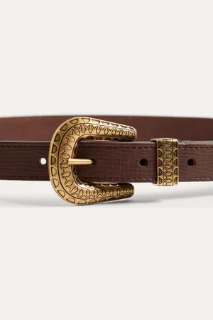 VALENTINO GARAVANI CINTURÓN DE CUERO DE BECERRO VLOGO SIGNATURE DE 20 MM DE ALTURA Hombre 085