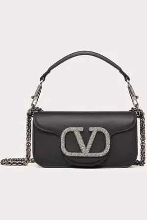 VALENTINO GARAVANI BOLSO PEQUEÑO DE HOMBRO GARAVANI LOCÒ CON LOGOTIPO EN PEDRERÍA Mujer UNI
