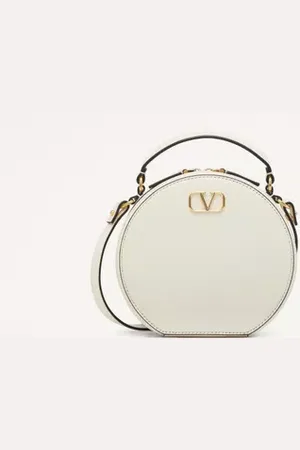 VALENTINO GARAVANI MINIBOLSO DE CUERO DE BECERRO CON EL VLOGO SIGNATURE Mujer UNI