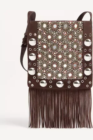 VALENTINO GARAVANI BOLSO DE HOMBRO GARAVANI NELLCÔTE BORDADO CON FLECOS Mujer UNI