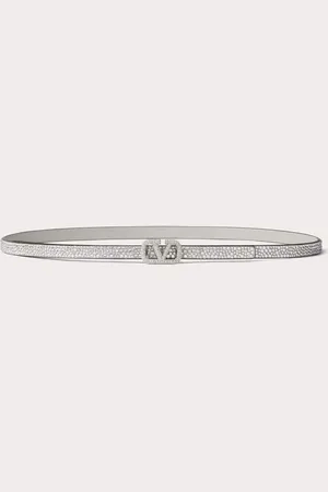 VALENTINO GARAVANI CINTURÓN DE 10 MM CON EL VLOGO SIGNATURE Mujer 070