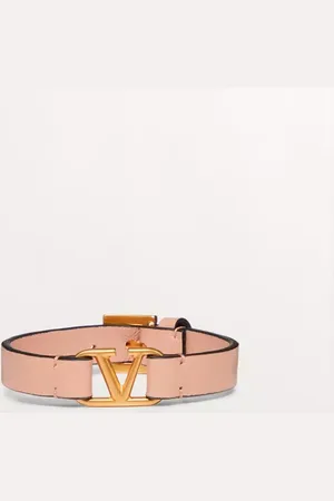 VALENTINO GARAVANI PULSERA VLOGO SIGNATURE DE PIEL DE BECERRO Mujer UNI