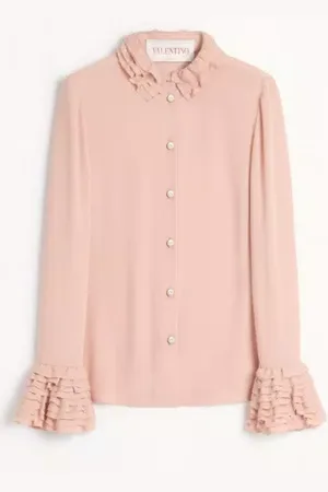 VALENTINO BLUSA DE GEORGETTE Mujer 36