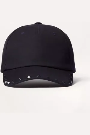 VALENTINO GARAVANI GORRA DE BÉISBOL ROCKSTUD DE ALGODÓN CON APLIQUE DE TACHUELA Hombre 57