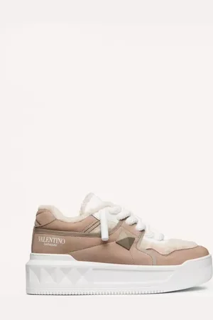 VALENTINO GARAVANI ZAPATILLAS DEPORTIVAS ONE STUD XL DE NOBUK Y LANA Mujer 35