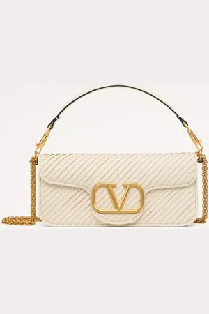VALENTINO GARAVANI BOLSO DE HOMBRO GARAVANI LOCÒ DE CUERO NAPA PLISADO Mujer UNI