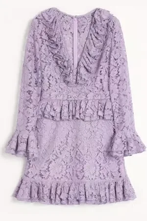 VALENTINO VESTIDO CORTO DE HEAVY LACE Mujer 36