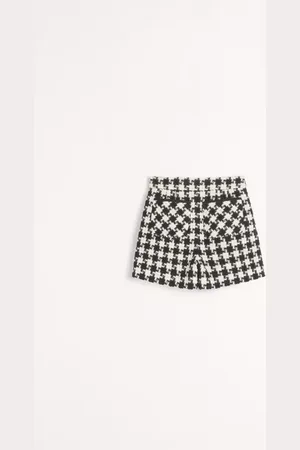 VALENTINO SHORTS DE DAMIER LIGHT TWEED Mujer 36
