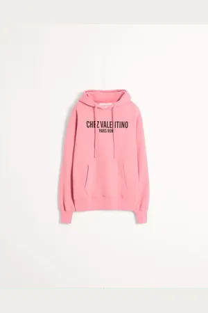 VALENTINO CAMISETA DE ALGODÓN CON CAPUCHA Y ESTAMPADO CHEZ Mujer L