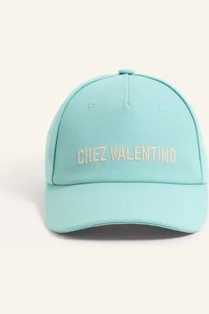 VALENTINO GARAVANI GORRA DE BÉISBOL CHEZ DE ALGODÓN Mujer 55