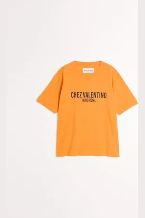 VALENTINO CAMISETA DE ALGODÓN CON ESTAMPADO CHEZ Hombre 3XL