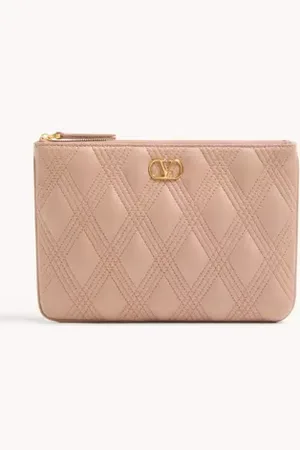 VALENTINO GARAVANI NECESER GARAVANI QUILTIE 67 DE CUERO NAPA ACOLCHADO Mujer UNI