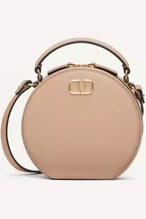 VALENTINO GARAVANI MINIBOLSO DE CUERO DE BECERRO CON EL VLOGO SIGNATURE Mujer UNI