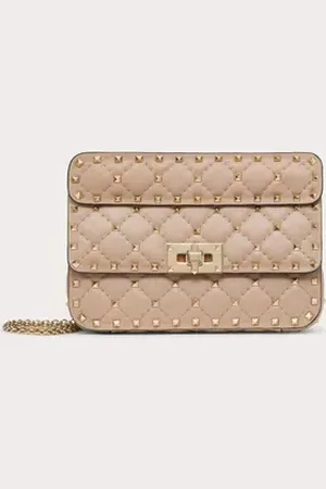 VALENTINO GARAVANI BOLSO PEQUEÑO ROCKSTUD SPIKE DE NAPA Mujer UNI