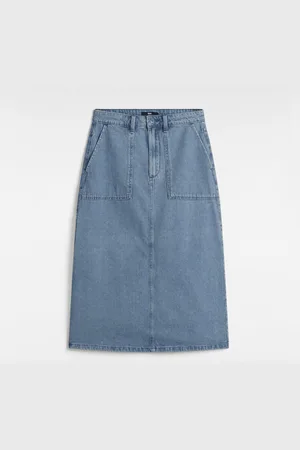 Vans Falda en denim con diseño de carpintero Union Carpenter, Mujer, , Talla: 22