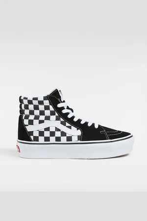 Vans Zapatillas Sk8-Hi 2.0 con plataforma, Mujer, Negro/Blanco, Talla: 34.5