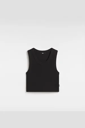 Vans Camiseta de canalé sin mangas Drew, Mujer, , Talla: L