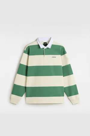 Vans Polo de rugby de punto a rayas Ward, Hombre, , Talla: L