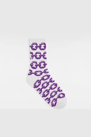 Vans Calcetines altos Skate Chain (1 par), Mujer, , Talla: 36.5-41