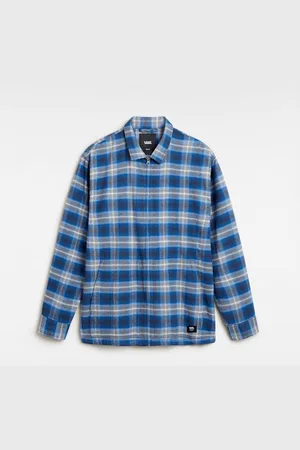Vans Camisa de franela con cremallera Montwood, Hombre, , Talla: L