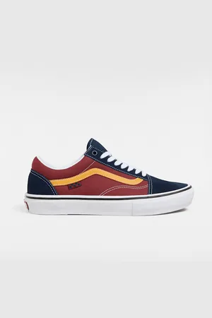 Vans Zapatillas Skate Old Skool, Hombre, Azul/Burdeos, Talla: 40