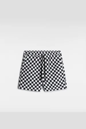 Vans Pantalón corto Range de corte holgado, Hombre, Negro/Blanco, Talla: L