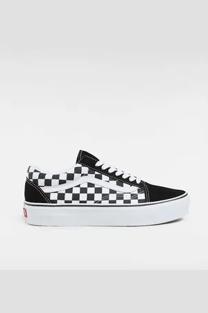 Vans Zapatillas Old Skool con plataforma, Mujer, Negro/Blanco, Talla: 34.5