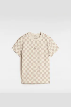 Vans Camiseta de cuello redondo Allover Check, Mujer, , Talla: M