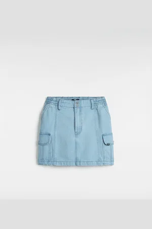 Vans Falda denim Sidewalk, Mujer, , Talla: L