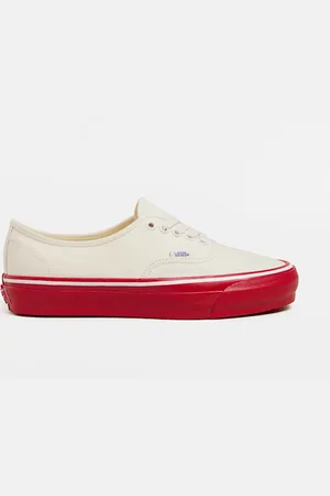 Vans Zapatillas Premium Authentic, Hombre, Blanco/Beis, Talla: 34.5