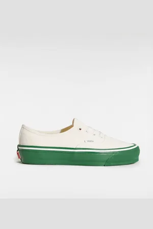 Vans Zapatillas Premium Authentic, Hombre, Blanco/Verde, Talla: 34.5