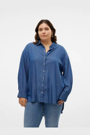 VERO MODA Vmcpauline Camisa Vaquera
