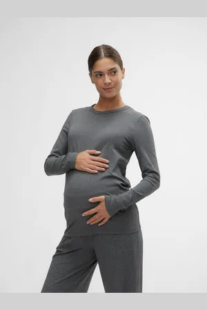 Mama;licious Camisetas De Tirantes Corte Regular Cuello Redondo Mangas De Corte Slim
