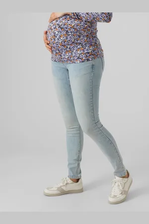 Mama;licious Vaqueros Corte Slim Cintura Extraalta