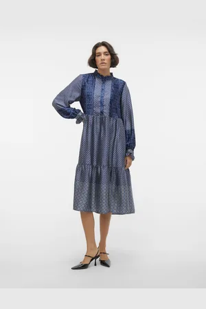 VERO MODA Vmlevi Vestido Midi