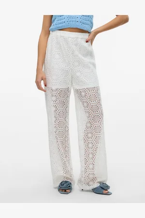 VERO MODA Vmhoney Cintura Alta Pantalones