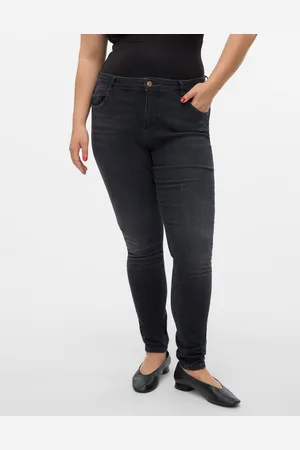 VERO MODA Vmlux Talle Medio Corte Slim Vaqueros