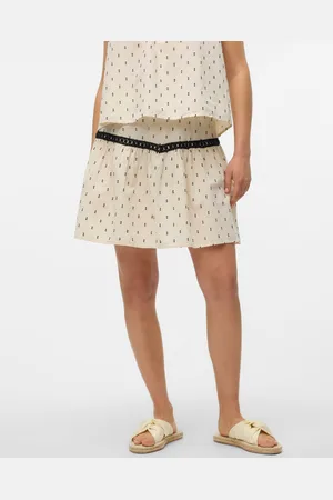VERO MODA Vmlulu Cintura Alta Falda Corta