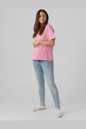 Mama;licious Vaqueros Corte Slim Cintura Baja