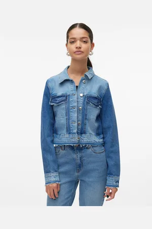 VERO MODA Vmezra Chaqueta Vaquera