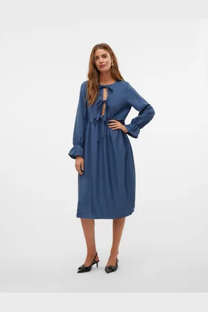 VERO MODA Vmmelaney Vestido Midi