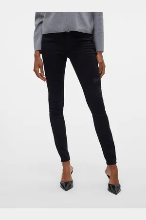VERO MODA Vmflash Talle Medio Corte Skinny Vaqueros