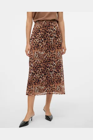 VERO MODA Vmolivia Cintura Alta Falda Larga