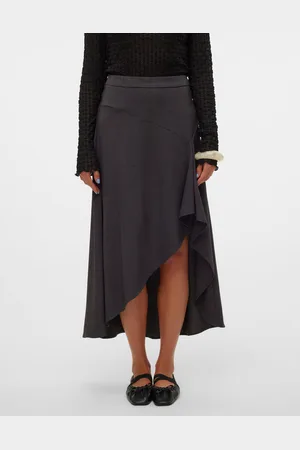 VERO MODA Vmina Cintura Alta Falda Larga