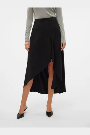 VERO MODA Vmina Cintura Alta Falda Larga