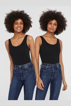 VERO MODA Vmmaxi 2-pack Camisetas De Tirantes